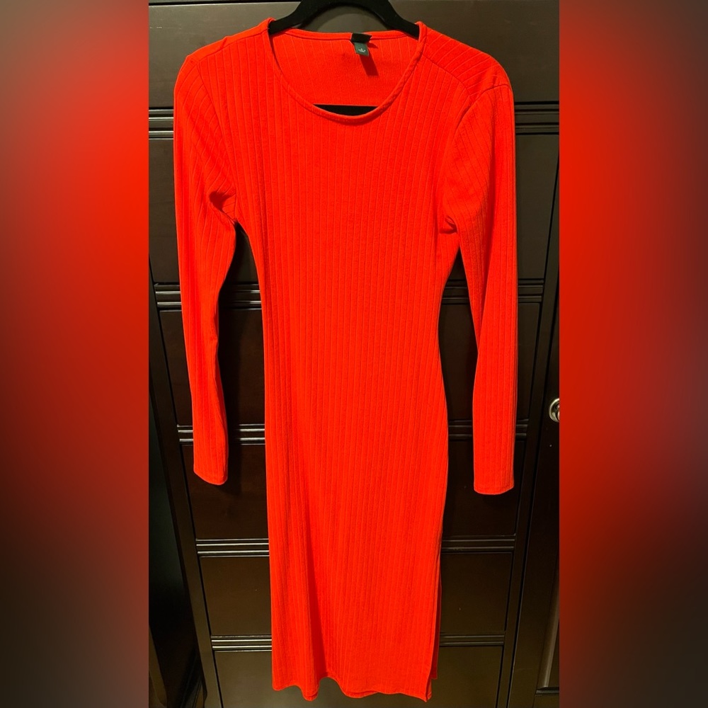 Wild fable red dress with open back